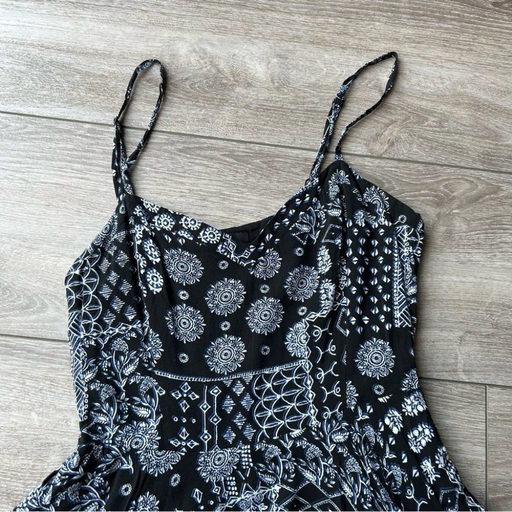 Talula Floral Fit & Flare Spaghetti Slip Dress - Picture 5 of 14